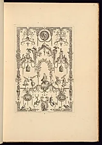 Panel Design of Grotesque Ornamentation