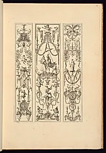 Panel Designs of Grotesque Ornamentation