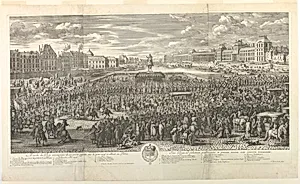 Parade of Louis XIV on the Pont Neuf, Paris