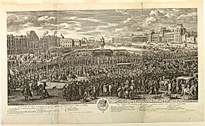 Parade of Louis XIV on the Pont Neuf, Paris