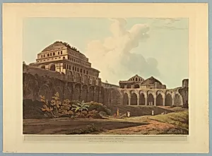 Part of the Palace, Madura, from "Oriental Scenery: Twenty Four Views in Hindoostan"