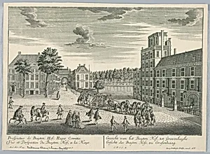 Peep-show, View of the Buyten Hof in The Hague