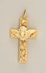 Pendant ivory cross by Unknown