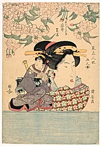 Pentaptych: Five girls with theater puppets