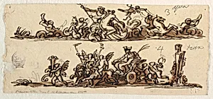 Personification of Two of the Elements