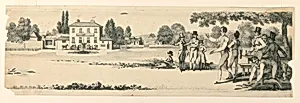 Pitching Quoits (Part of a Panorama)
