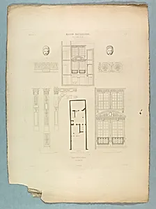Plan and Details for Private House