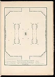 Plan de la Place de LOUIS LE GRAND