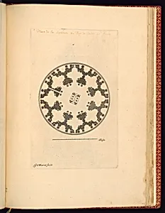 Plan de la Sepulture des Roys de Valois a St. Denis