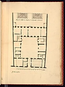 Plan de lâHostel de Monsieur le Marechal dâAumont