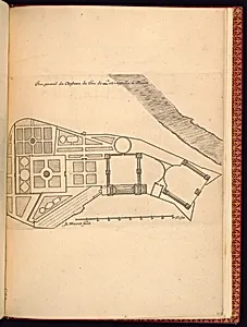 Plan general du Chasteau du Duc de Latrimouille Ã  Touars