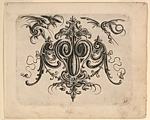 Plate 10, from NeÃ¼w GrotteÃken Buch (New Grotesque Book)