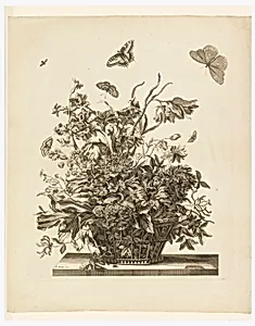 Plate 10, from set of Flowers in a Basket