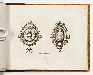 Plate 11, from Livre de bijouterie (Book of Designs for Goldsmiths and Jewelers)