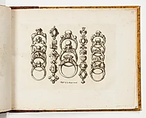 Plate 16, from Livre de bijouterie (Book of Designs for Goldsmiths and Jewelers)