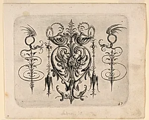 Plate 17, from NeÃ¼w GrotteÃken Buch (New Grotesque Book)