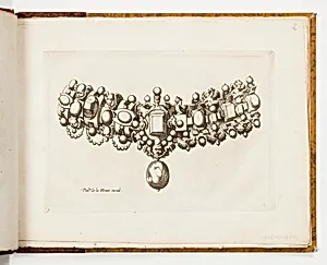 Plate 2, from Livre de bijouterie (Book of Designs for Goldsmiths and Jewelers)