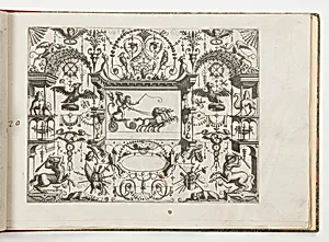 Plate 20, from GrotteÃco in diverÃche manieren (Various Grotesques)