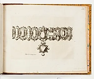 Plate 20, from Livre de bijouterie (Book of Designs for Goldsmiths and Jewelers)