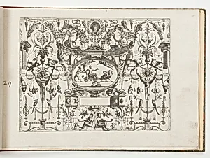 Plate 24, from GrotteÃco: in diverÃche manieren (Various Grotesques)