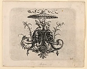 Plate 26, from NeÃ¼w GrotteÃken Buch (New Grotesque Book)