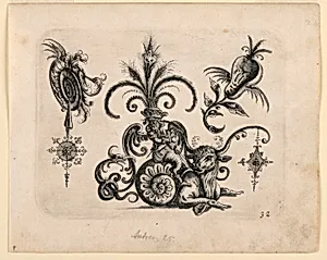 Plate 32, from NeÃ¼w GrotteÃken Buch (New Grotesque Book)