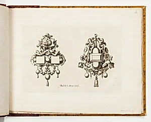 Plate 4, from Livre de bijouterie (Book of Designs for Goldsmiths and Jewelers)