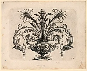 Plate 44 from NeÃ¼w GrotteÃken Buch (New Book of Grotesques)