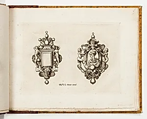 Plate 5, from Livre de bijouterie (Book of Designs for Goldsmiths and Jewelers)