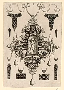 Plate 6, from a series of eight pendant designs with the cardinal virtues