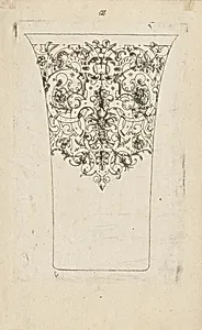 Plate from 12 Stick Zum Verzaighnen Stechen Ver Fertigt (Set of Twelve Designs for Engraved Vessels)