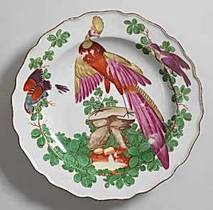 Plate with "Disheveled Birds"
