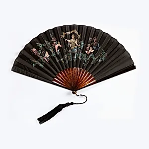 Pleated fan and box