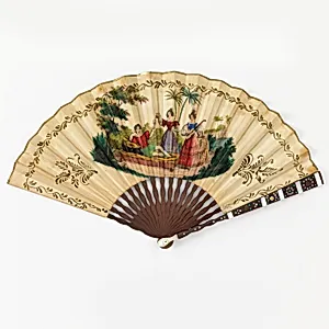 Pleated fan by Unknown