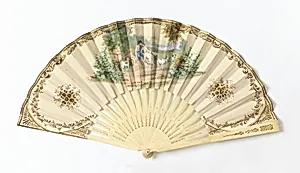 Pleated fan by Unknown