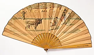 Pleated fan by Unknown