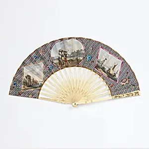 Pleated fan by Unknown
