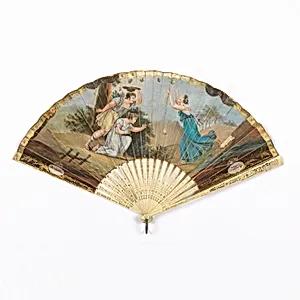 Pleated fan by Unknown