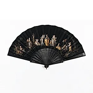 Pleated fan by Unknown