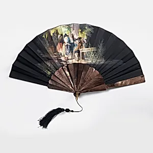 Pleated fan by Unknown