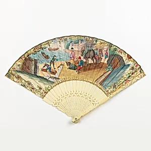 Pleated fan by Unknown
