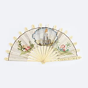 Pleated fan by Unknown