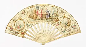 Pleated fan by Unknown