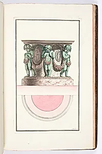 POELE circulaire, dans le genre antique, sans tuyaux montans nu apparens, et fait pour Ãªtre isolÃ©