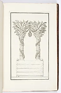 POELE dâun genre absolument nouveau, propre Ã  Ãªtre place dans une orangerie, superbe serre chaude, ou dans un appartement dâÃ©tÃ© en hyver, rÃ©unissant lâavantage de multiplier les tuyaux Ã  la chaleur qui monte Ã  droite, passe au milieu des tÃªtes des deux palmiers, descend Ã  gauche, et par son circuit, augmente considÃ©rablement les Ã©manations ignÃ©es, sans augmenter la consummation du combustible
