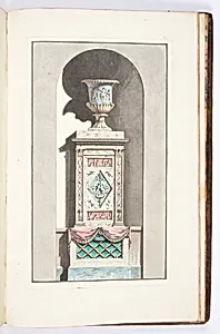 POELE Russe avec pilastres dâordre composÃ©, ornÃ© de camÃ©s et draperies