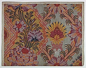 Point-paper (mise-en-carte), Design for Woven Silk