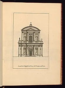 Portail de lâEglise des Peres de lâOratoire de Paris