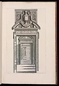 Porte, dans le grand Appartement des Tuilleries.