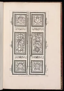 Porte, dans le grand Appartement des Tuilleries